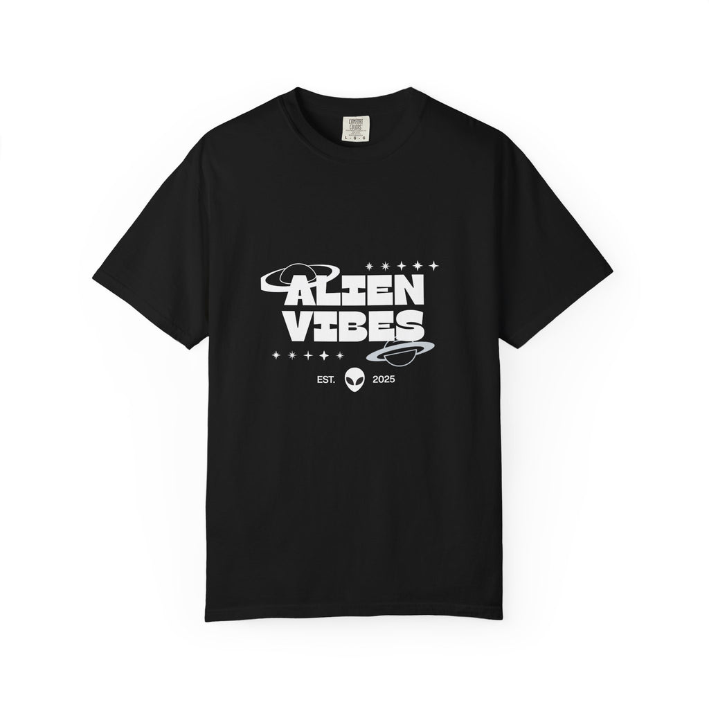Alien Vibes T-Shirt — Retro Space Graphic Tee