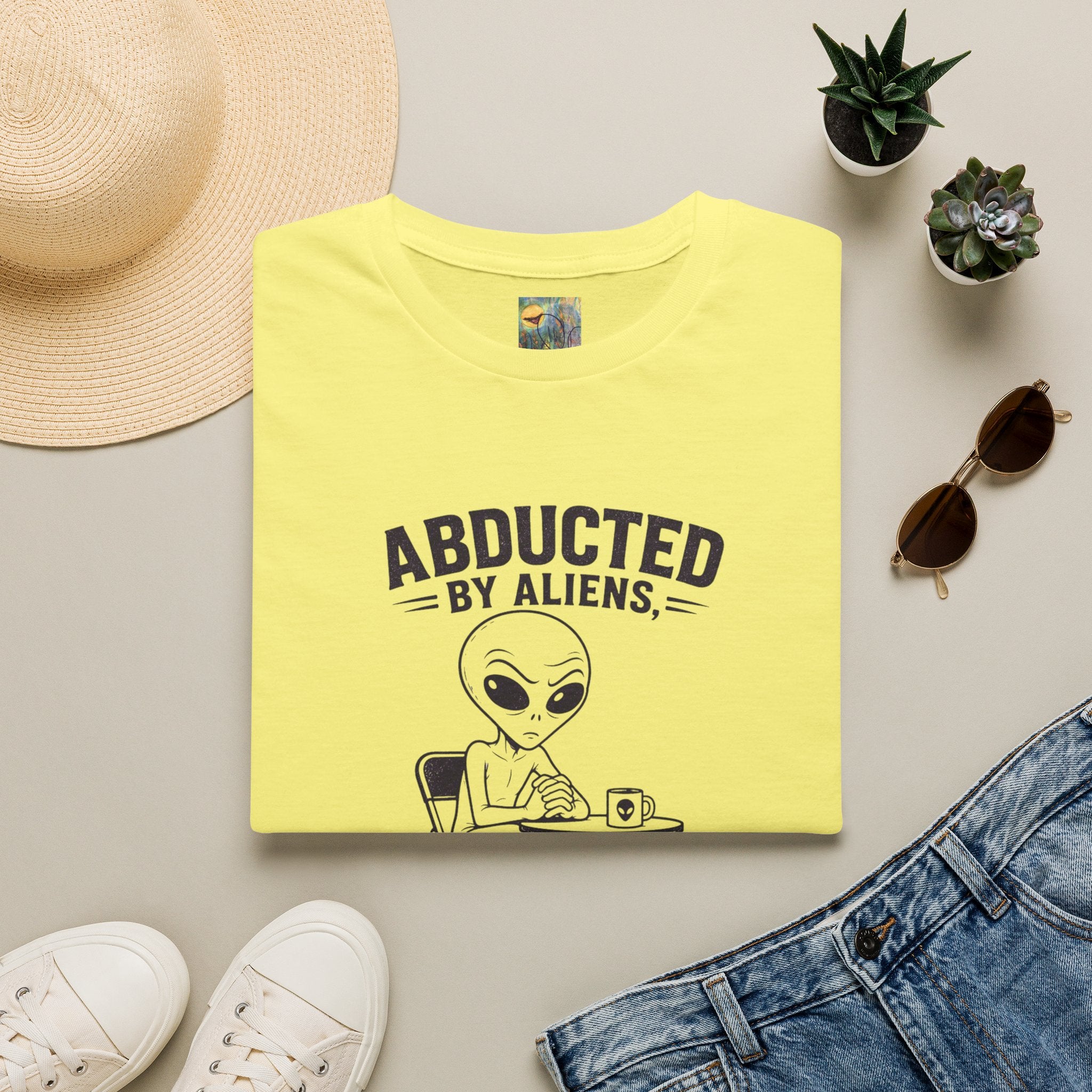 Abducted by Aliens T-Shirt — Funny Thanksgiving Alien Tee