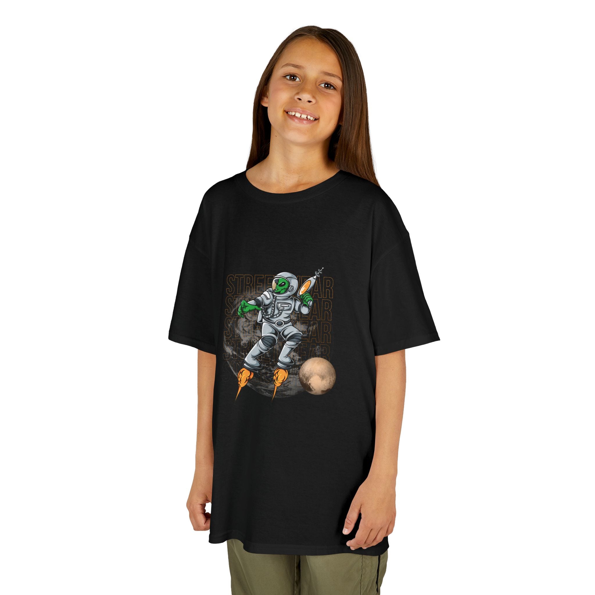 Kids Astronaut Rocket T‑Shirt — Space Explorer Graphic Tee
