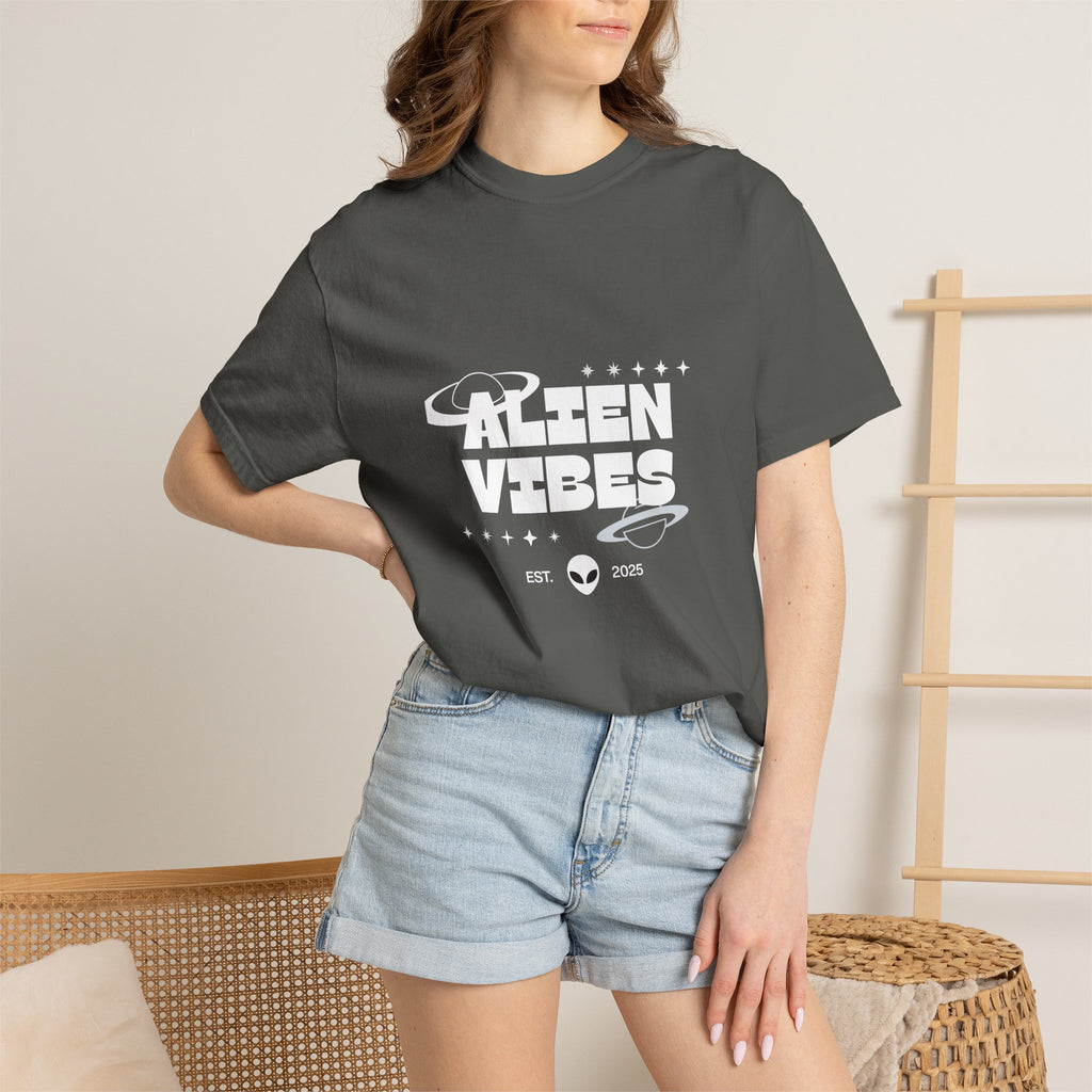 Alien Vibes T-Shirt — Retro Space Graphic Tee