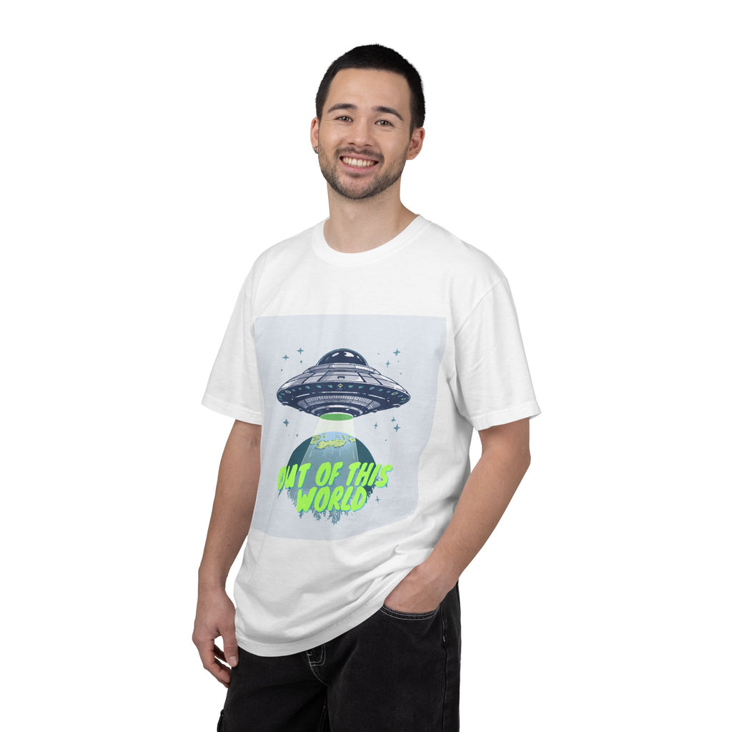 UFO Graphic T-Shirt — "Out of This World" Alien Spaceship Tee