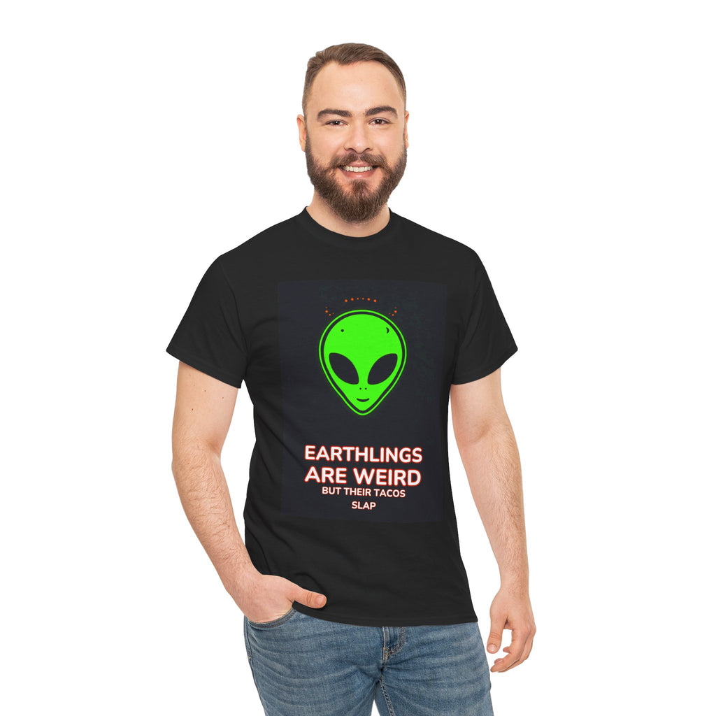 Alien tacos tee lifestyle photo