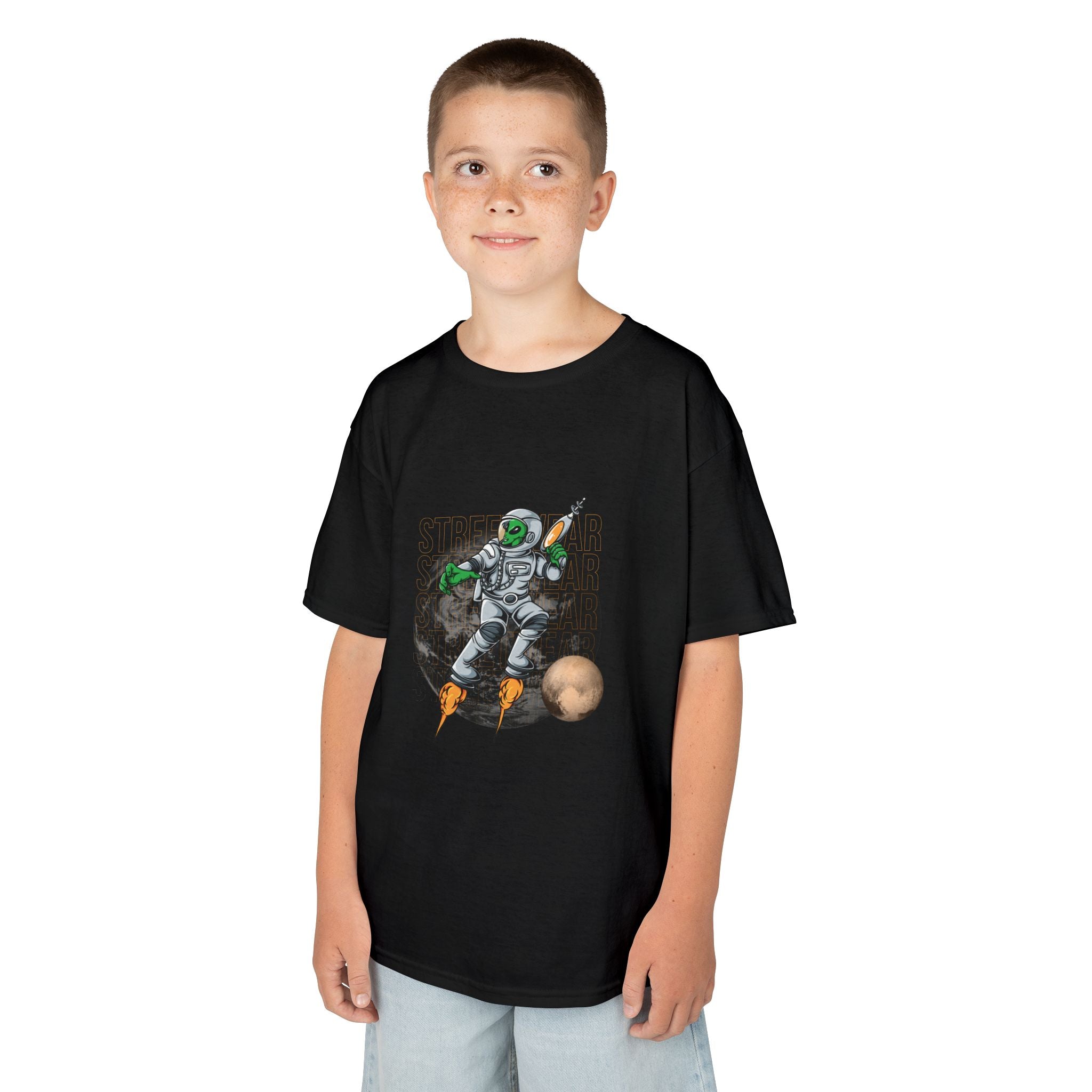 Kids Astronaut Rocket T‑Shirt — Space Explorer Graphic Tee