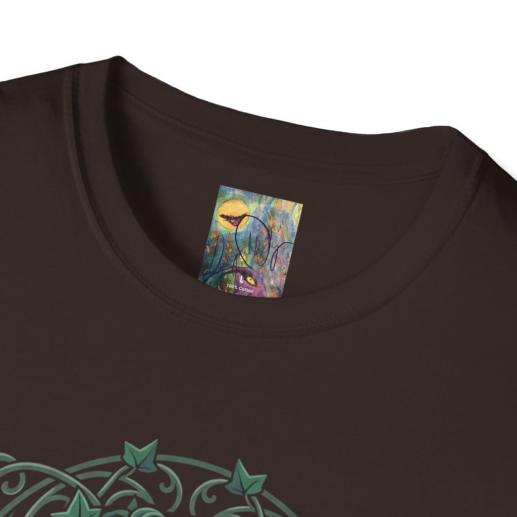 Alien Emblem T-Shirt — Green Mystic Alien Portrait Tee