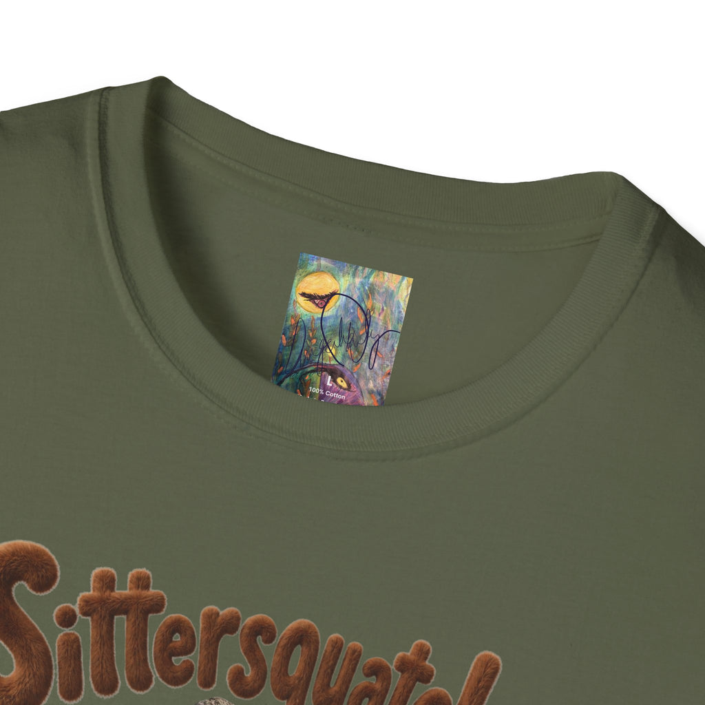 Sittersquatch T-Shirt — Retro Bigfoot Mom & Baby Graphic Tee