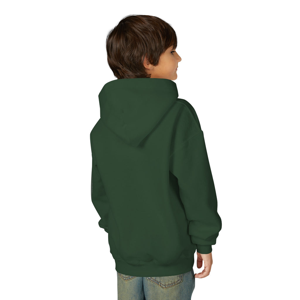 Santa's Alien Elves Youth Hoodie — Merry Christmas Cute Alien UFO Holiday Sweatshirt