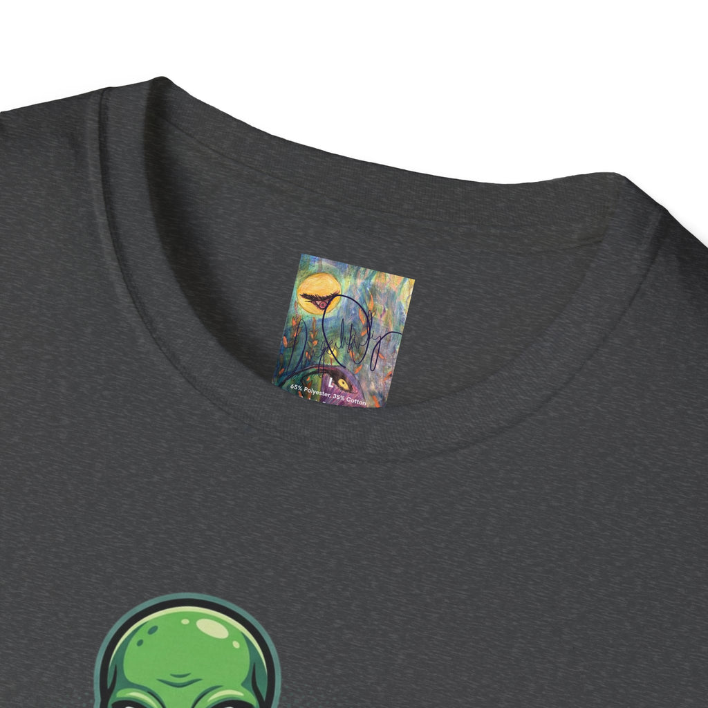 Alien UFO T-Shirt — Cute Green Alien Abduction Graphic Tee