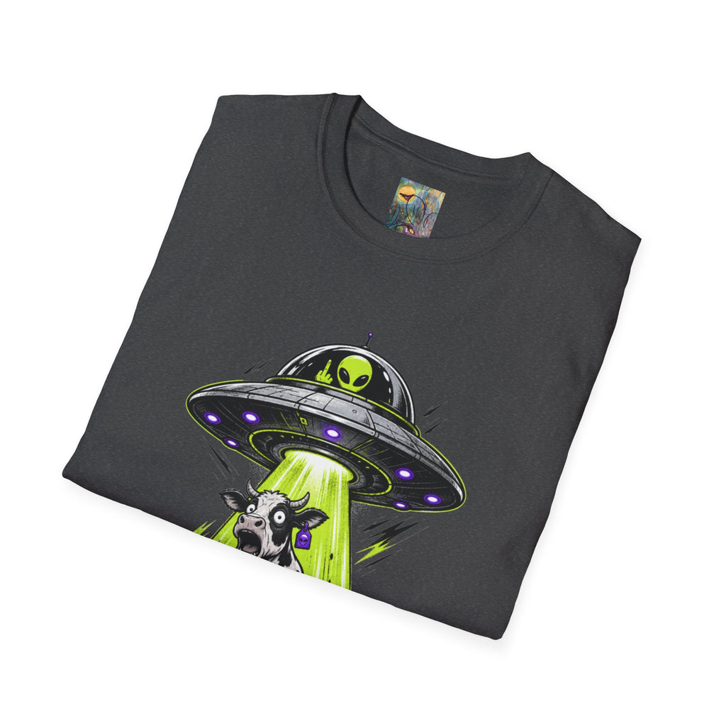 "I do what I want" T-Shirt — Alien UFO Abduction Cow Graphic Tee