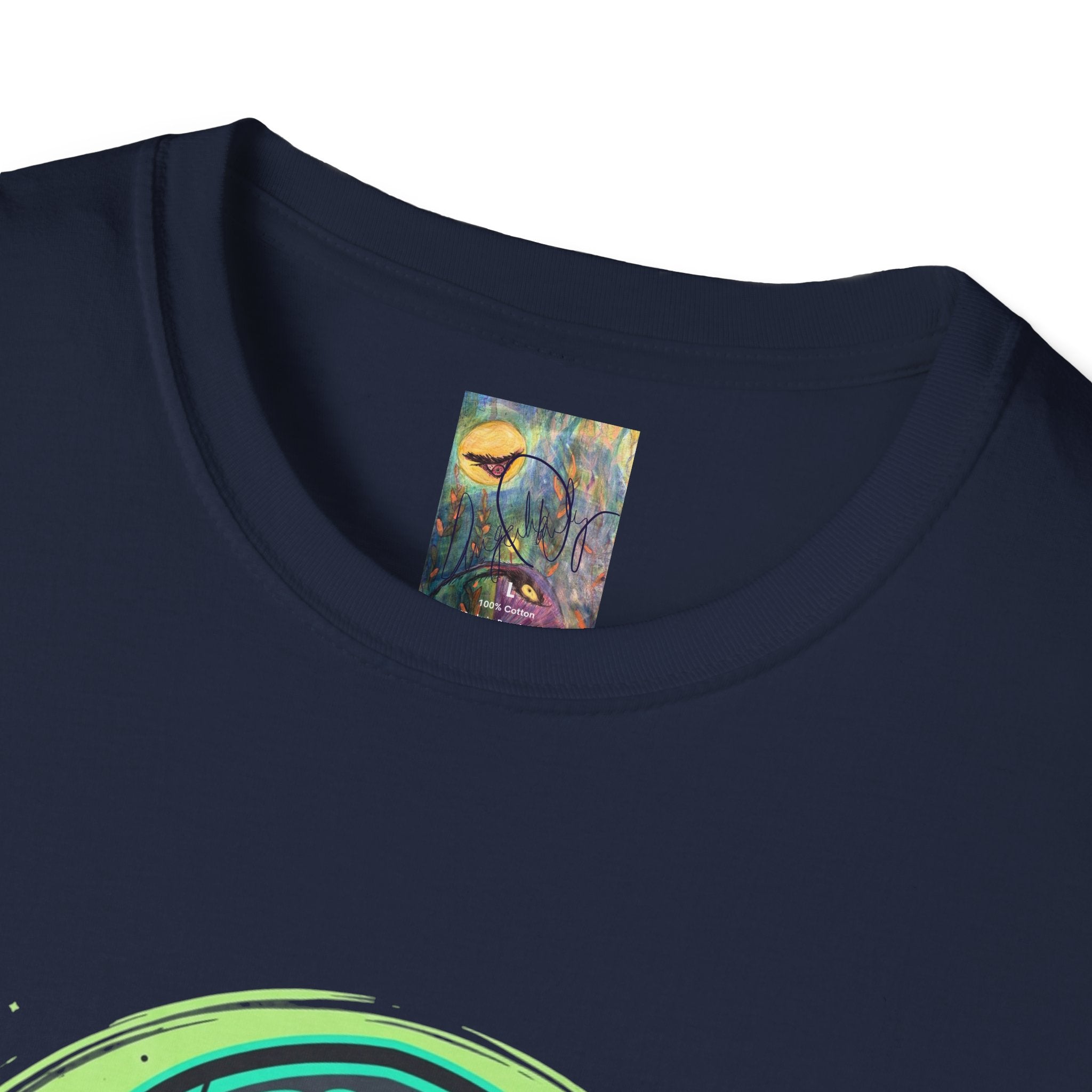 Alien Are Real T-Shirt — Neon Green Alien Face Graphic Tee