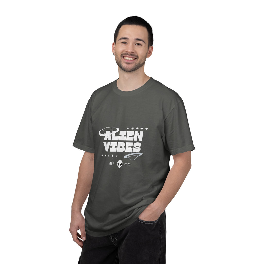 Alien Vibes T-Shirt — Retro Space Graphic Tee
