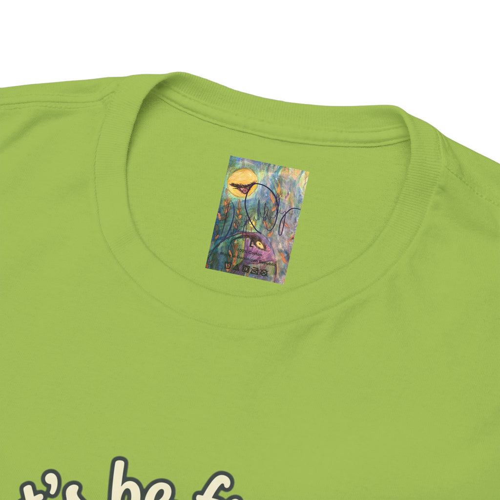 Let's Be Friends Alien T-Shirt — Cute Green Alien Graphic Tee