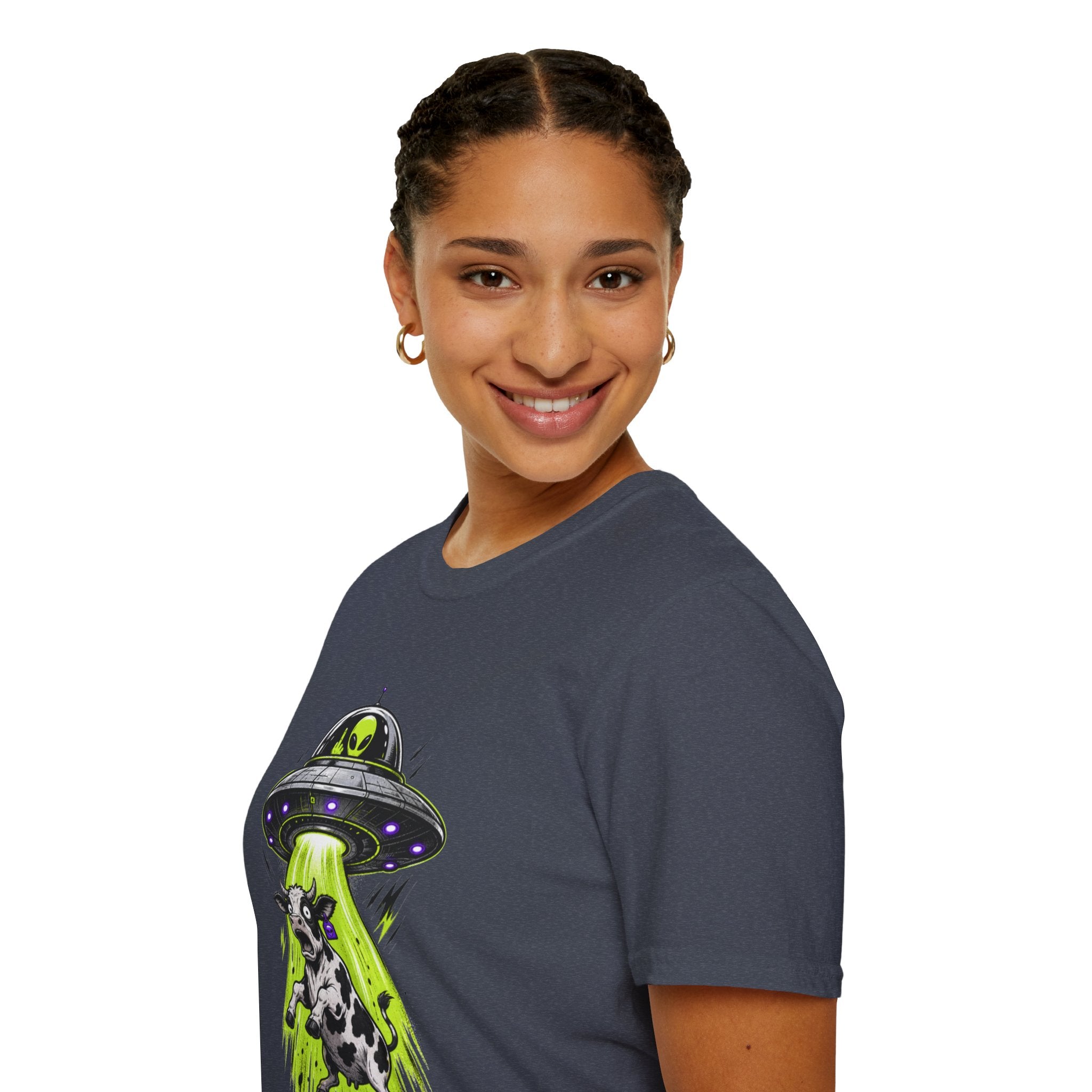 "I do what I want" T-Shirt — Alien UFO Abduction Cow Graphic Tee