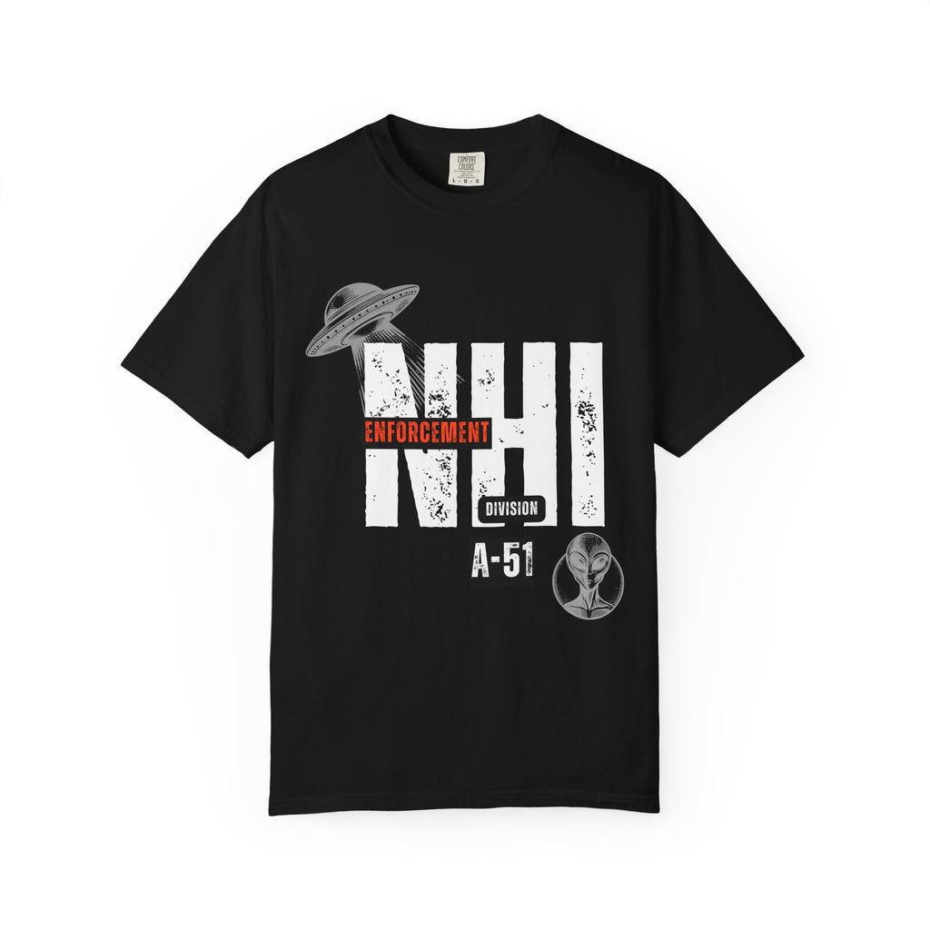 Non-Human Intelligence Alien Enforcement Division A-51 Graphic T-Shirt