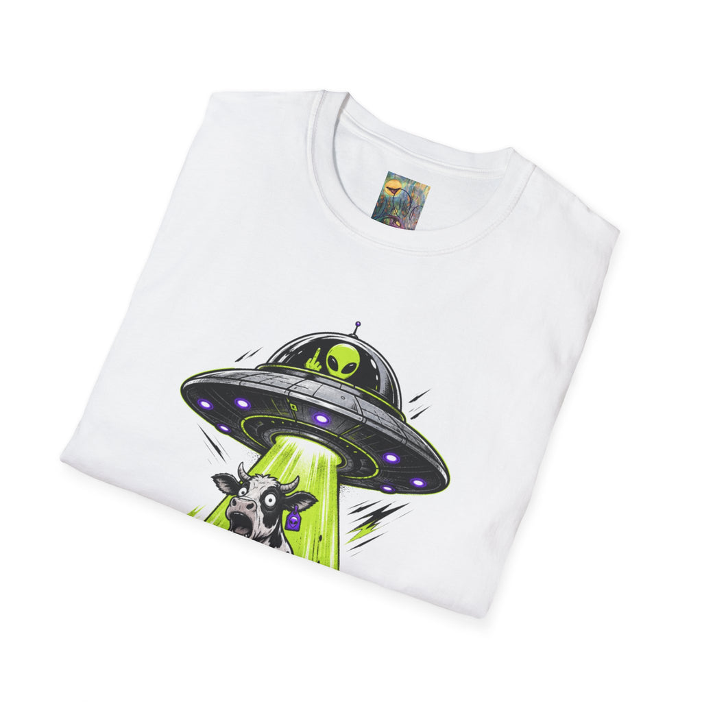 "I do what I want" T-Shirt — Alien UFO Abduction Cow Graphic Tee