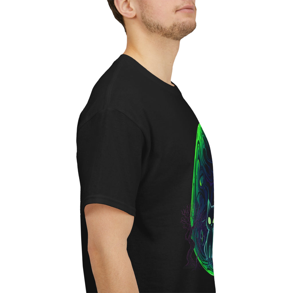 Purranormal Activity T-Shirt — Mystical Cat Moon Halloween Tee