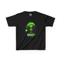 Kids T‑Shirt — Neon Alien Christmas Design ("XMAS")