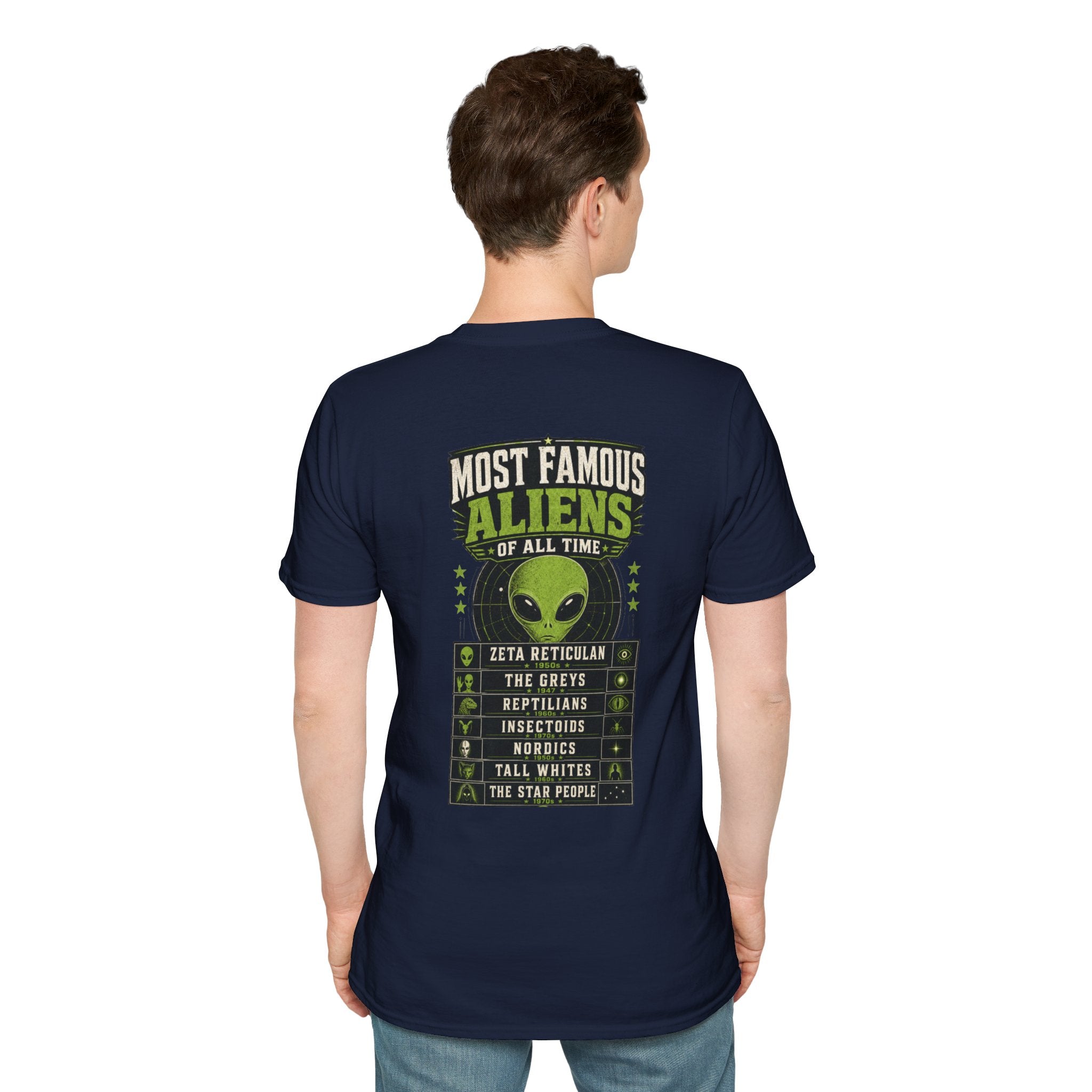 Most Famous UFO Cases T-Shirt — Roswell & Top Alien Encounters Tee