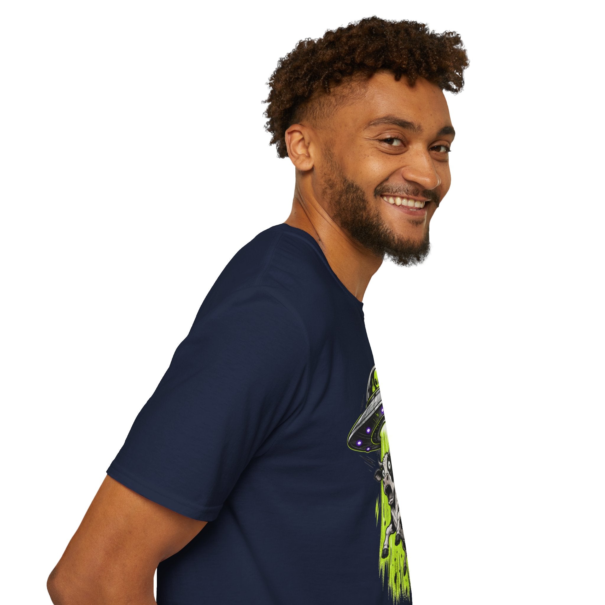 "I do what I want" T-Shirt — Alien UFO Abduction Cow Graphic Tee