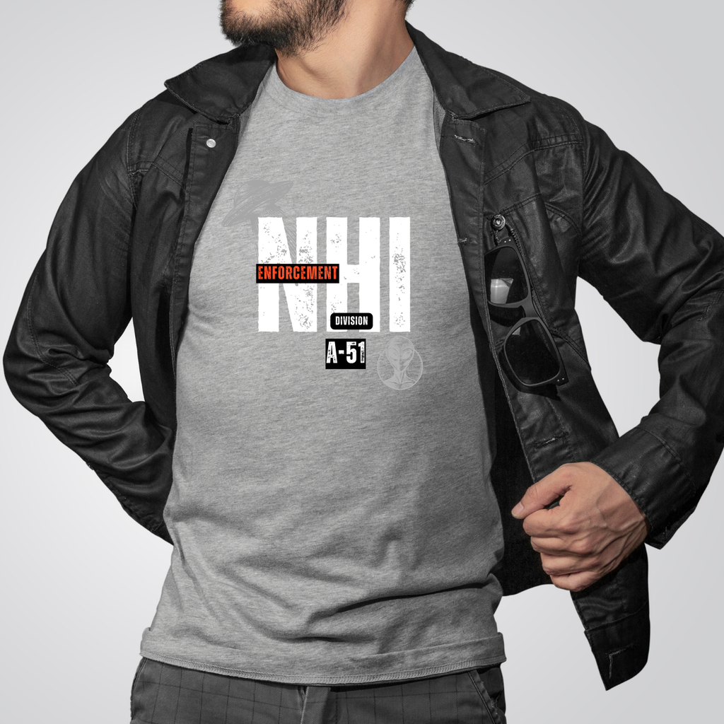 Non-Human Intelligence Alien Enforcement Division A-51 Graphic T-Shirt