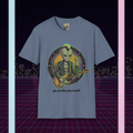 Alien Punk Guitar T-Shirt — "Go Probe Yourself" Graphic Tee