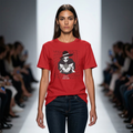 Alien Fashion Graphic Tee — "Haute Couture" Retro Chic