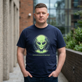 Alien Head T-Shirt — "So this is what passes for logic here?" Sci‑Fi Graphic Tee