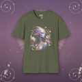 Alien Floral Art T-Shirt Art noveau — Ethereal Sci‑Fi Fantasy Portrait
