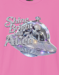 Shine Bright Like An Alien T-Shirt — Retro UFO Graphic Tee