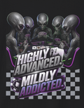 Alien Poker 'Highly Advanced Mildly Addicted' T‑Shirt