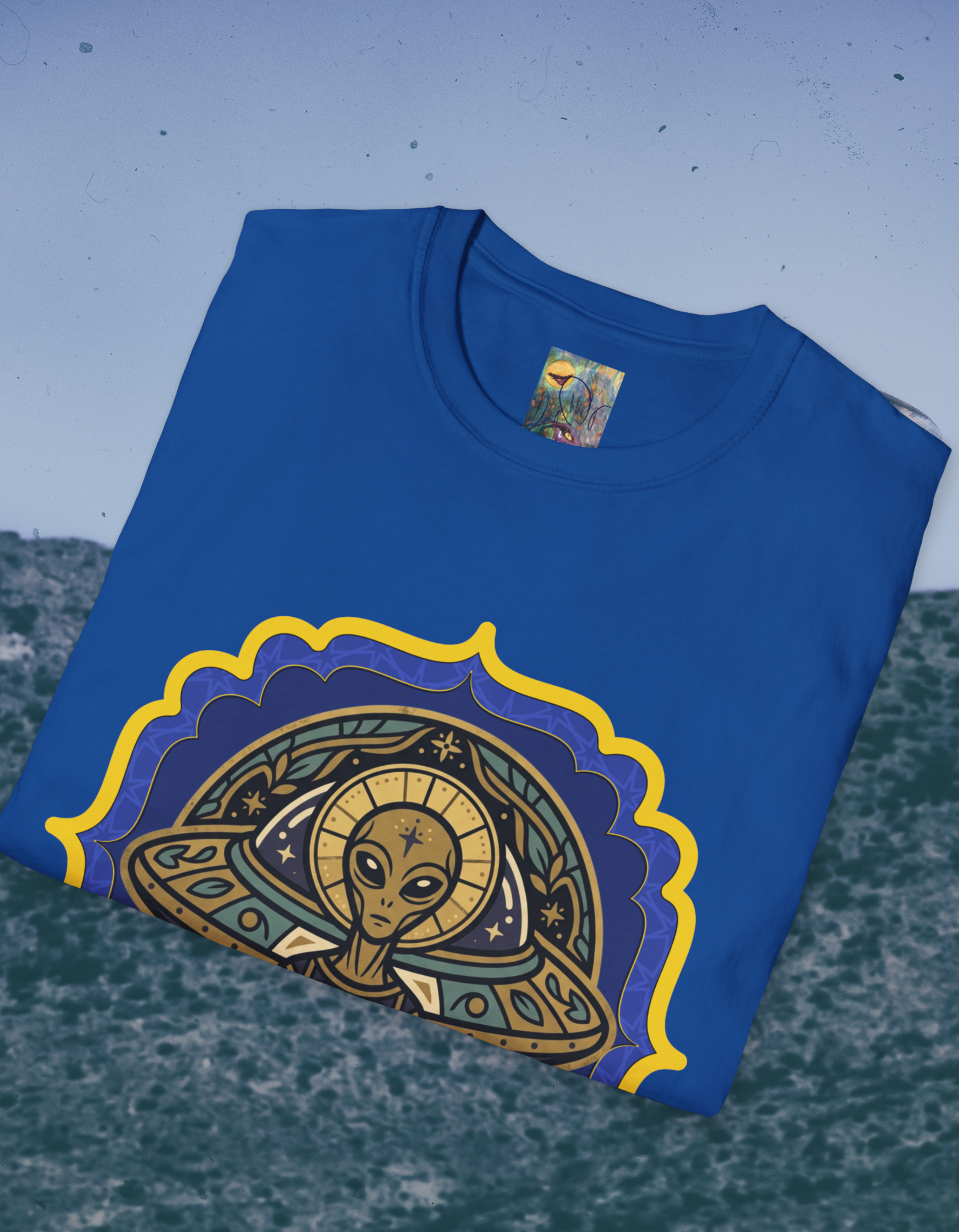 Alien T‑Shirt — Byzantine UFO Graphic Tee