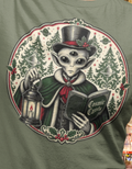 Victorian Alien Gentleman T‑Shirt — Vintage Top Hat Extraterrestrial Graphic Tee