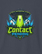 Contact Pending UFO T-Shirt — Alien Abduction Graphic Tee