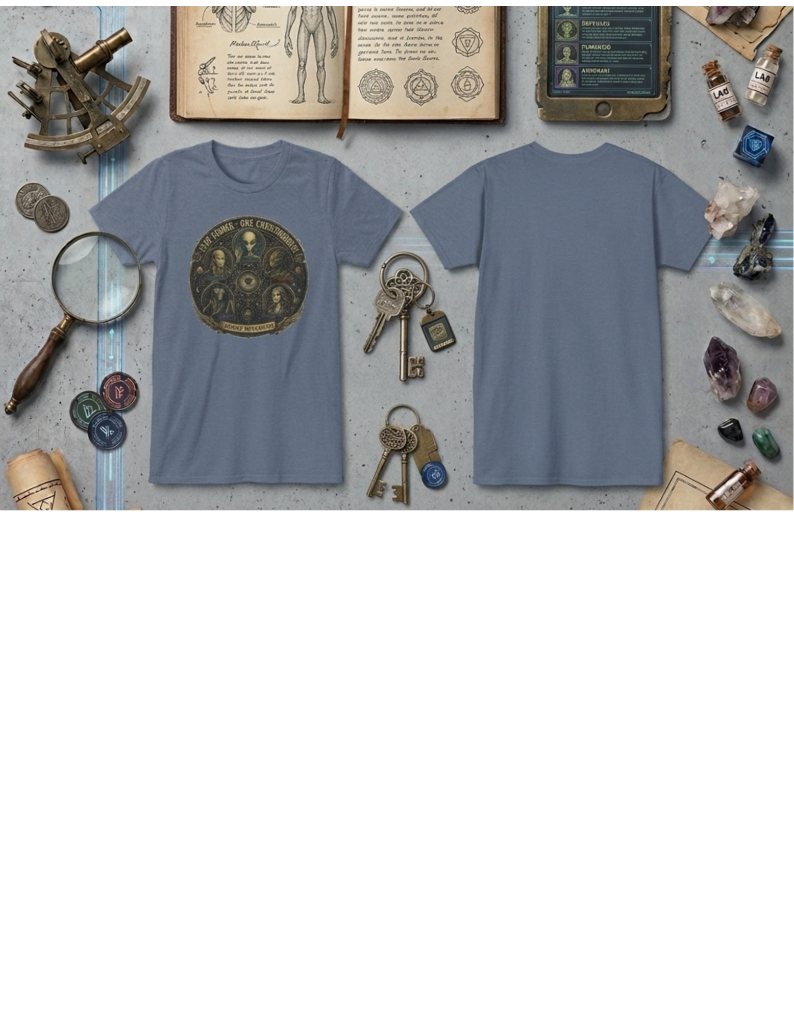 T‑Shirt — 'Five Forms, One Consciousness' Alien Species Graphic Tee