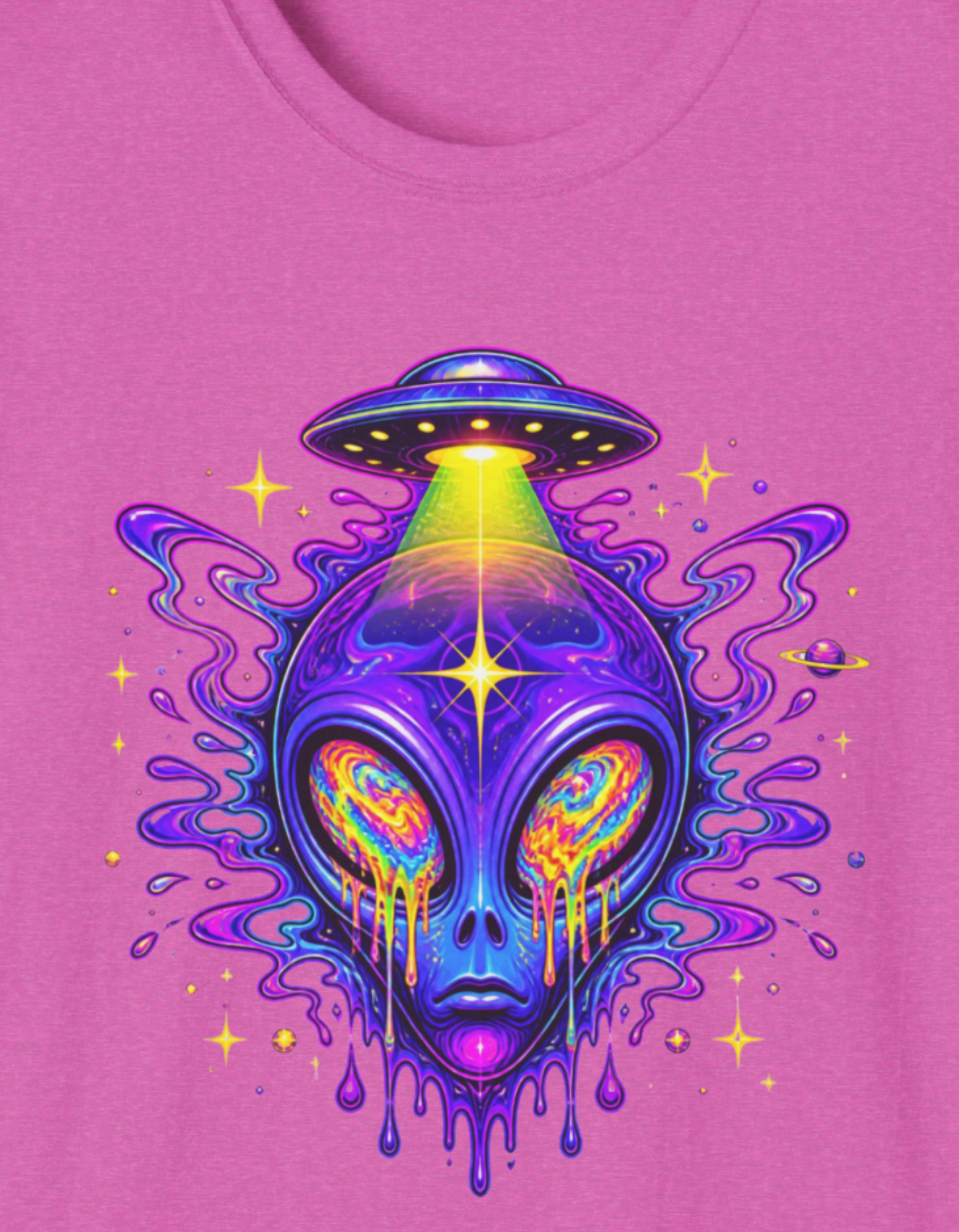 Alien UFO T-Shirt — Psychedelic Extraterrestrial Graphic Tee