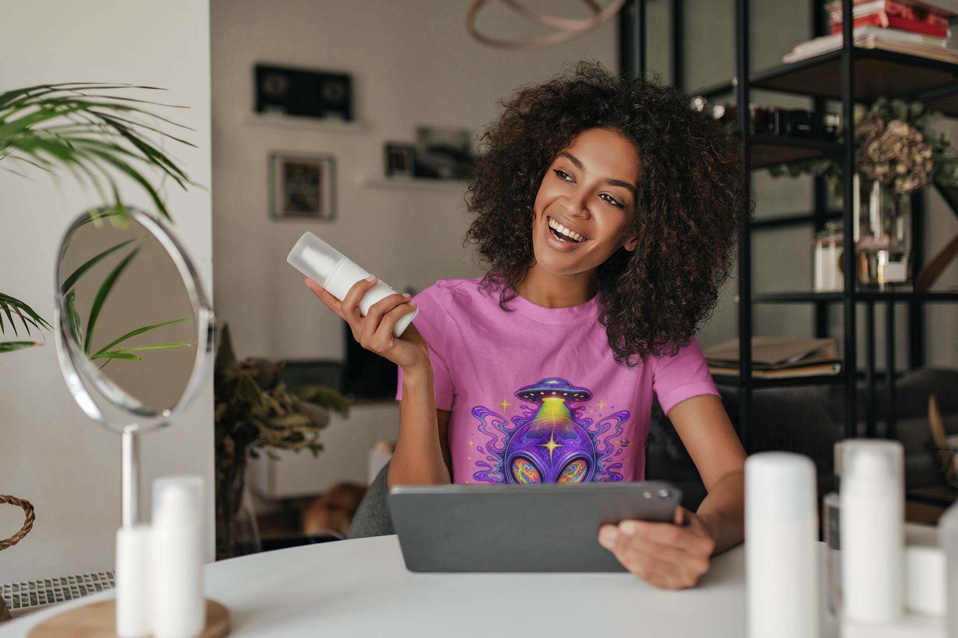 Alien UFO T-Shirt — Psychedelic Extraterrestrial Graphic Tee