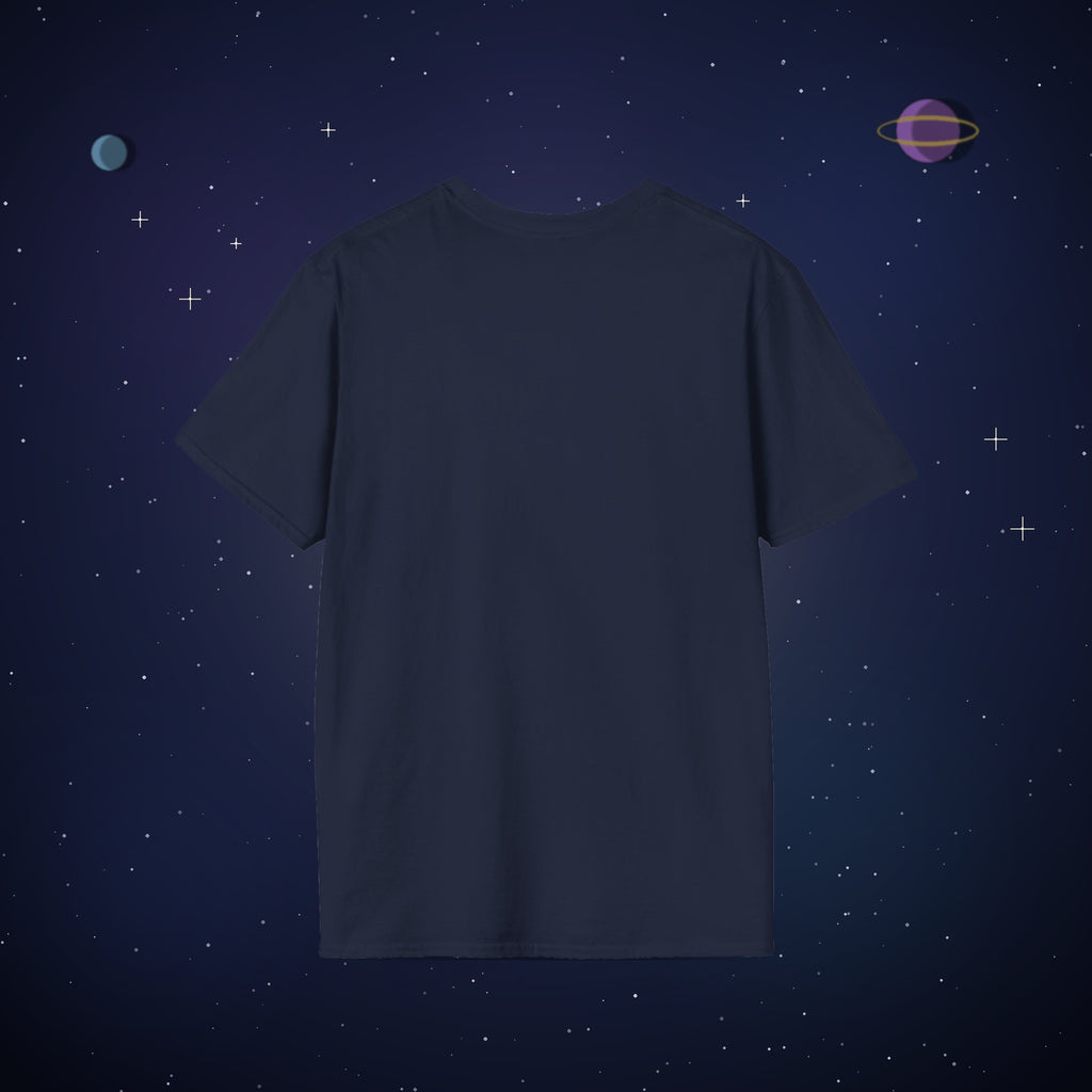 The Blue Alien Yoga Club T-Shirt — Cosmic Meditation Graphic Tee