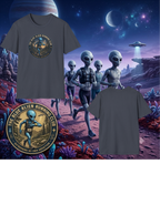 The Blue Alien Running Club T-Shirt – Retro Sci‑Fi Running Tee