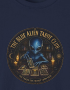 Alien Tarot Club T-Shirt — The Blue Alien Tarot Club Graphic Tee