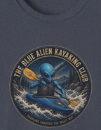 Alien Kayaking Club T-Shirt — 'The Blue Alien Kayaking Club' Graphic Tee