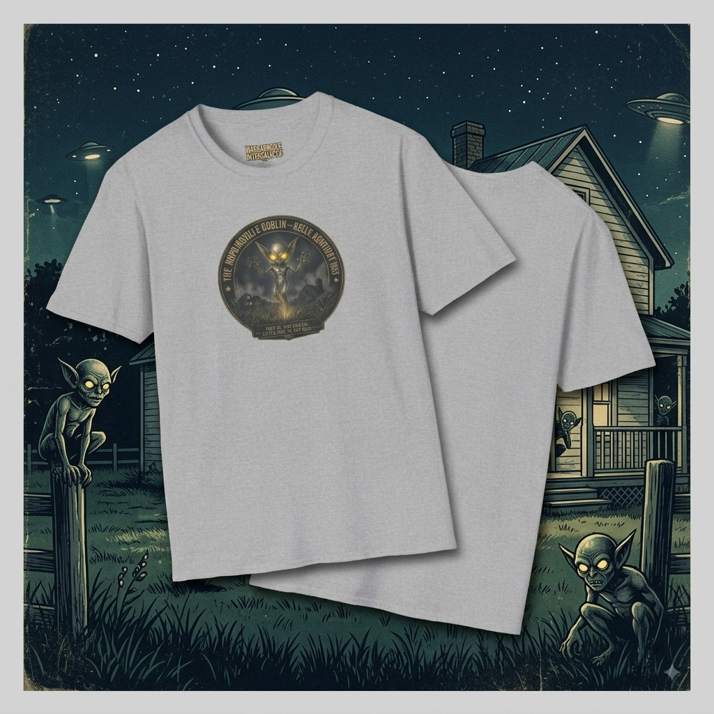 Goblin Night T‑Shirt — 'The Moonshyne Goblin' Retro Fantasy Graphic Tee