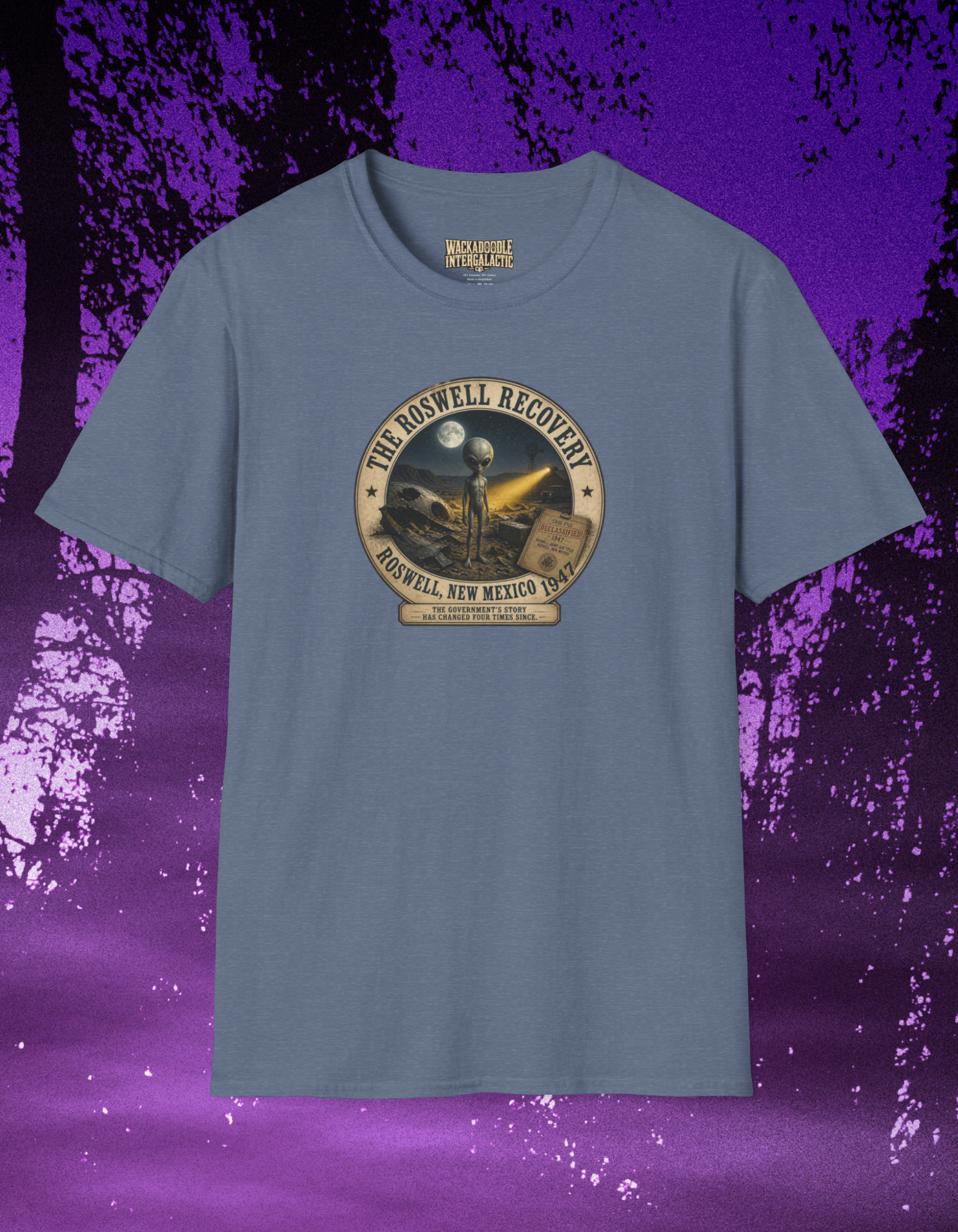 Roswell Recovery T‑Shirt — Roswell, New Mexico Alien Souvenir Tee