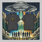 Alien Abduction Graphic T-Shirt — 'The Missing: Stigmade's Project' Sci‑Fi Tee