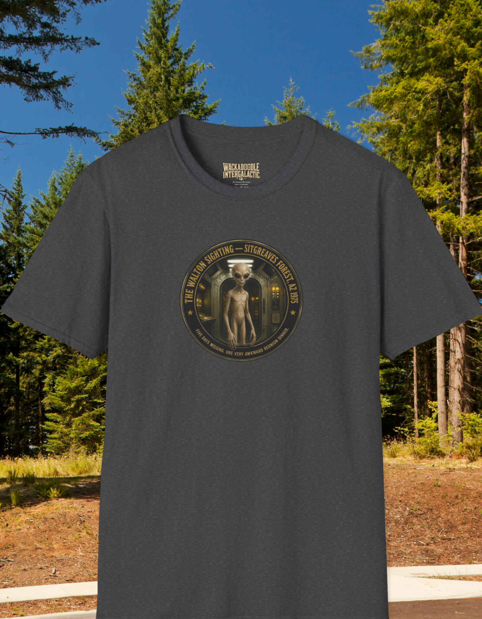 Alien Abduction Graphic T-Shirt — 'The Missing: Stigmade's Project' Sci‑Fi Tee