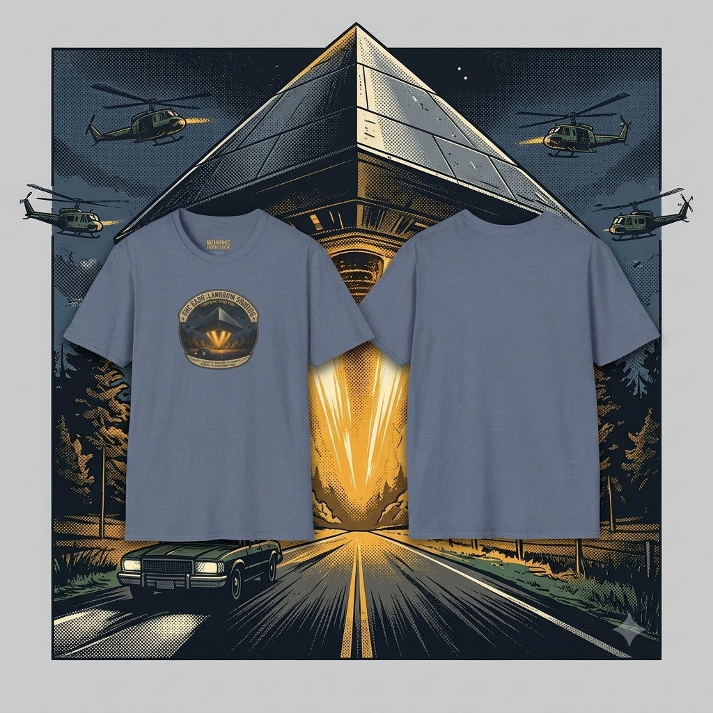 UFO Sightings T-Shirt — 'The Cash-Landrum Sightings' Vintage Space Disc Tee