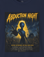 Alien Abduction Night T-Shirt — Sci‑Fi Retro Poster Tee