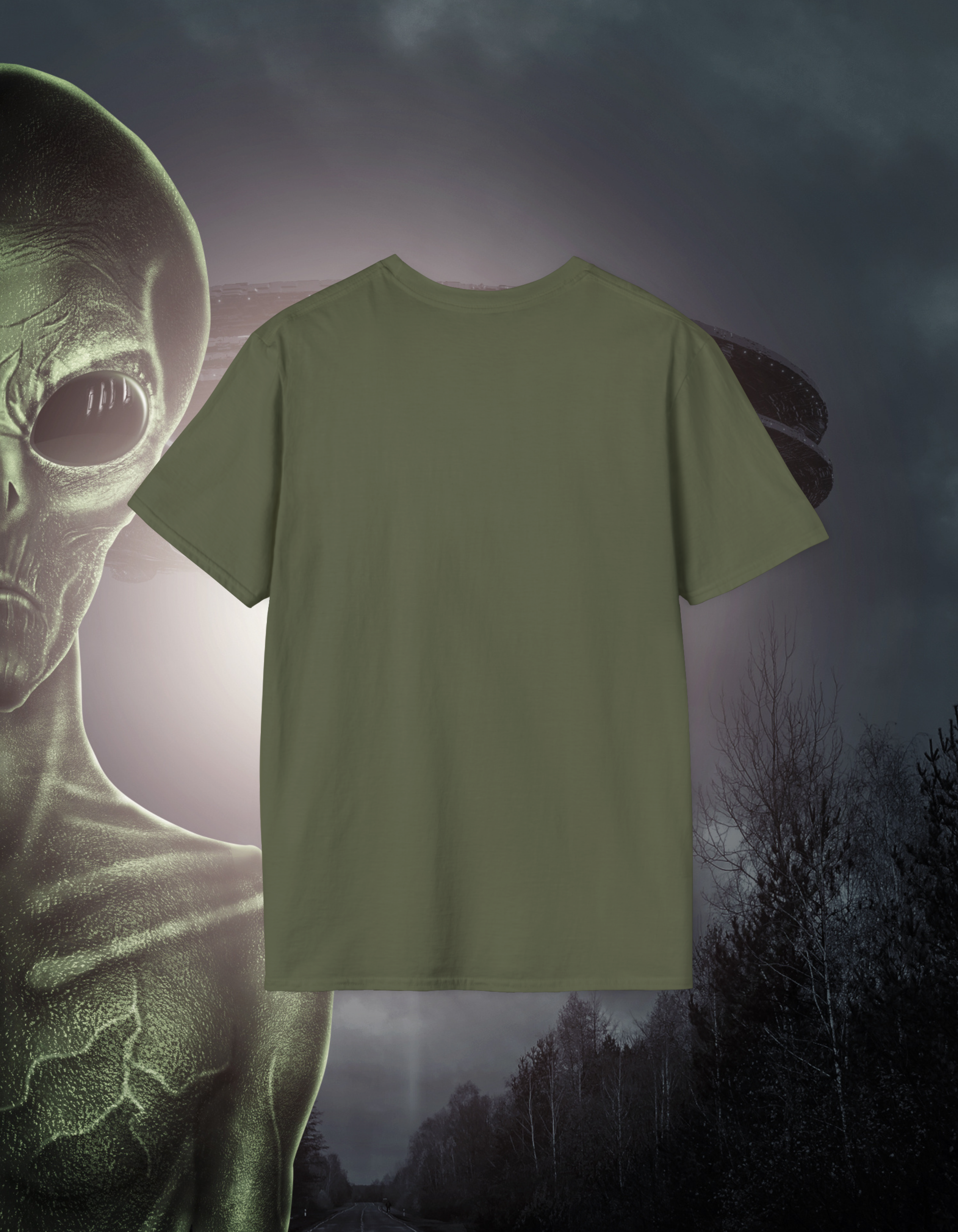 T-Shirt — 'Extraterrestrial Invasion Containment Unit' Vintage UFO Graphic