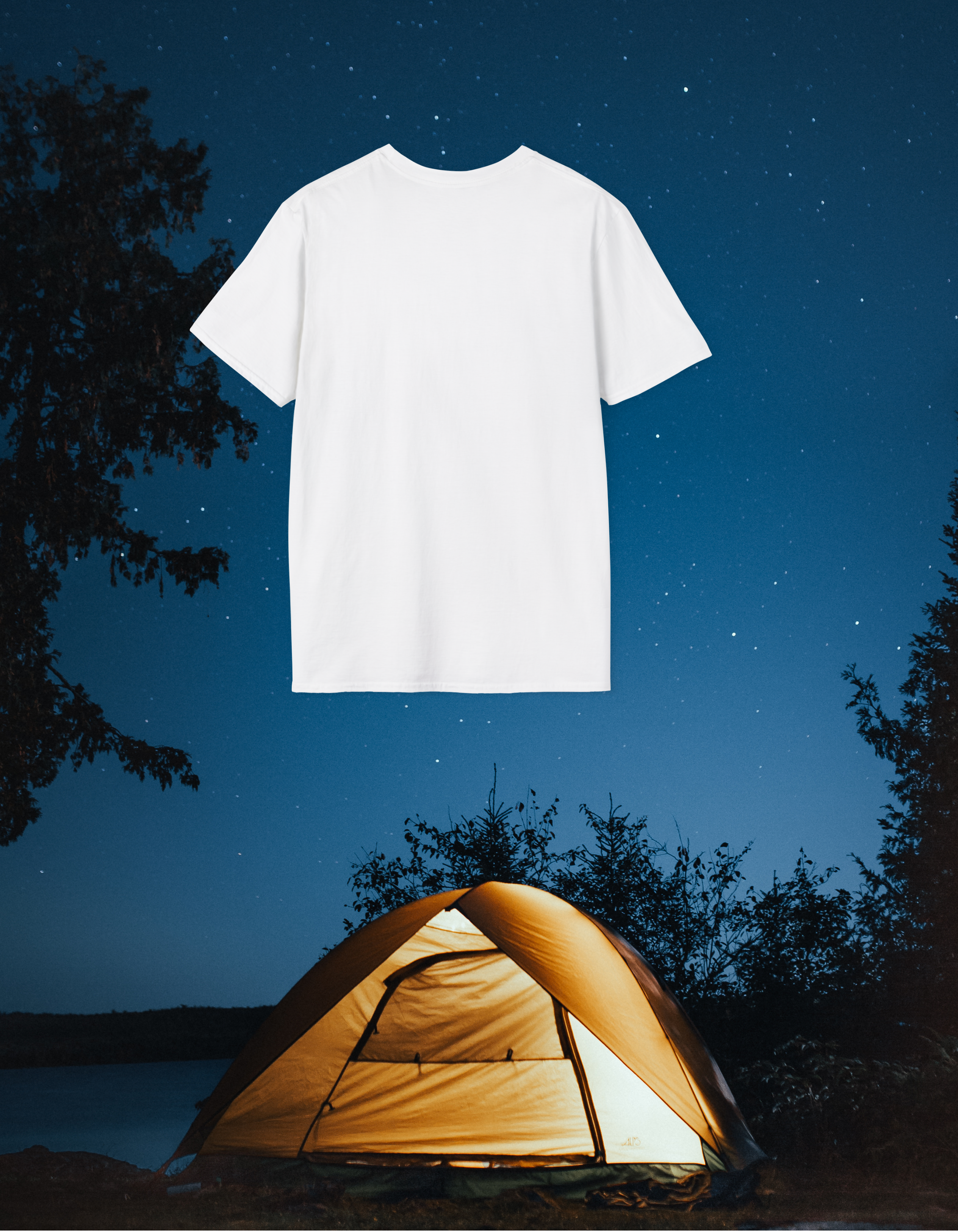 Fall Camping Club T-Shirt — Galactic Fall Camping Club "Stay Cozy & Stargazing" Graphic Tee