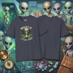 Alien Graphic T-Shirt — "What If It’s All True?" UFO Abduction Design
