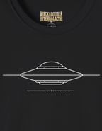UFO Outline T‑Shirt — Minimalist Alien Spaceship Tee
