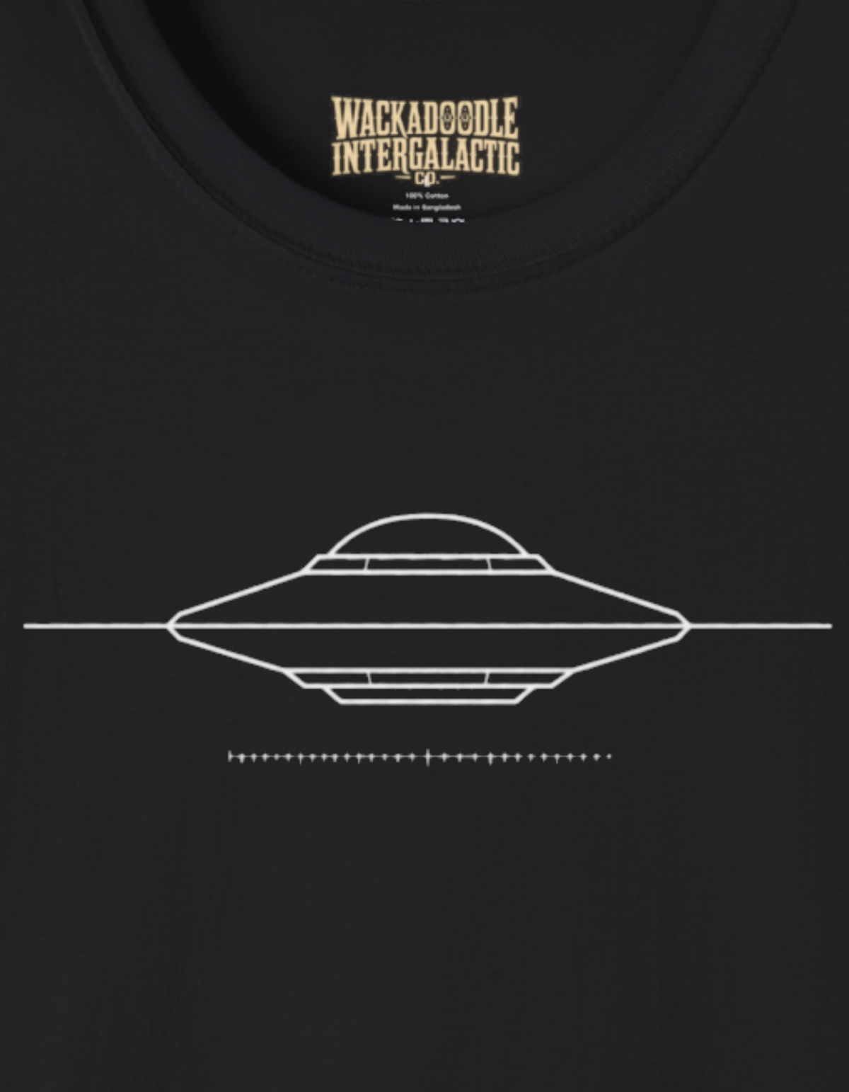 UFO Outline T‑Shirt — Minimalist Alien Spaceship Tee